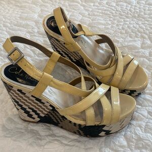 Cole Haan Nike Air GENEVIEVE Sandals Patent 8